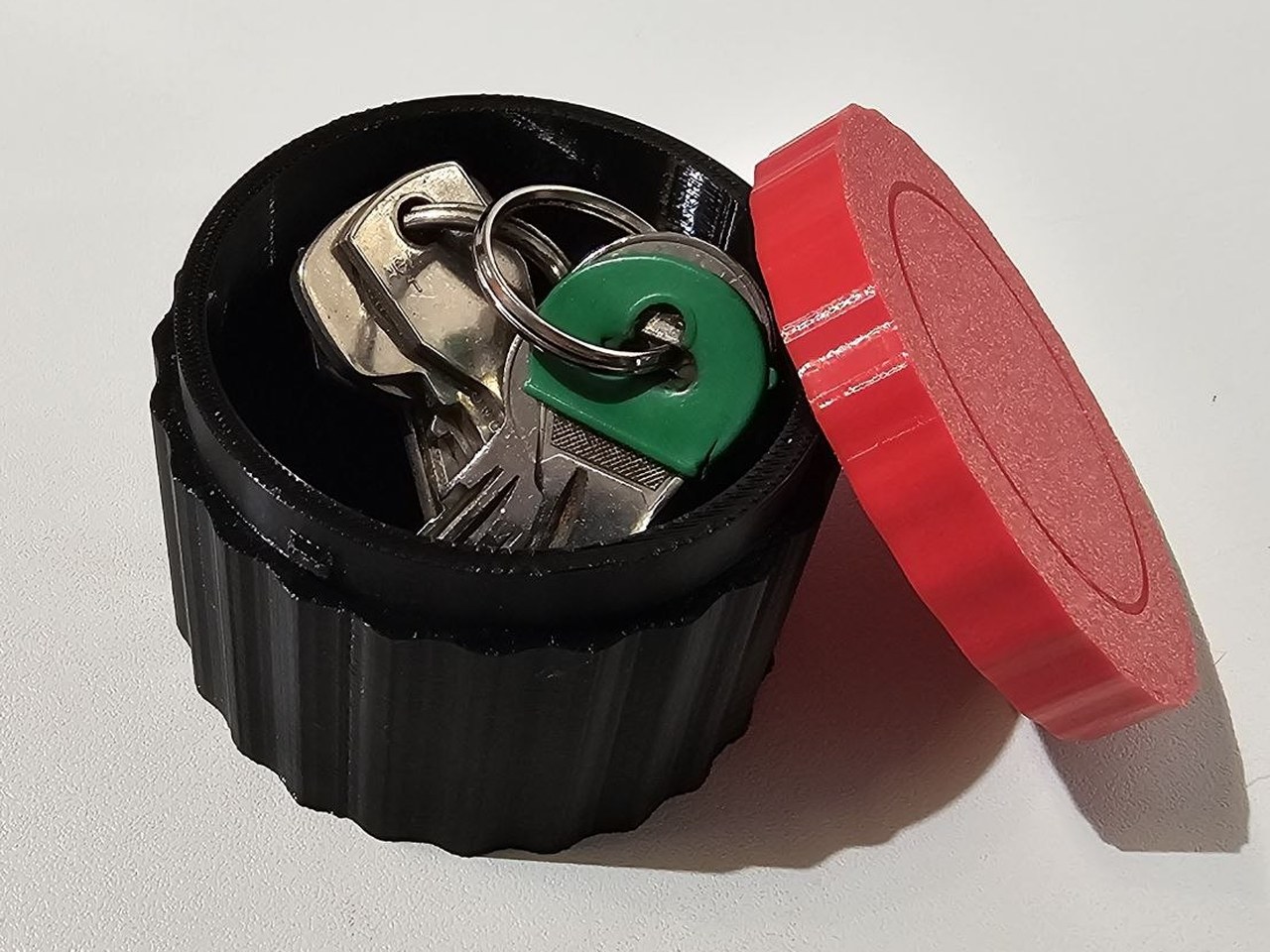 Bayonet Box — caja redonda con cierre de bayoneta, 2 piezas