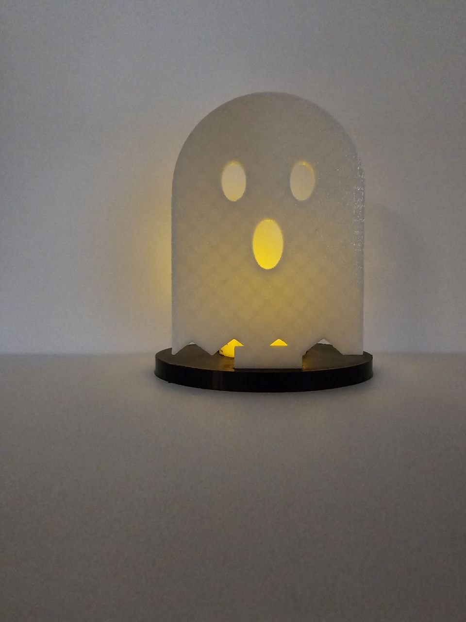 Pantalla fantasma para vela LED de té — decoración de Halloween